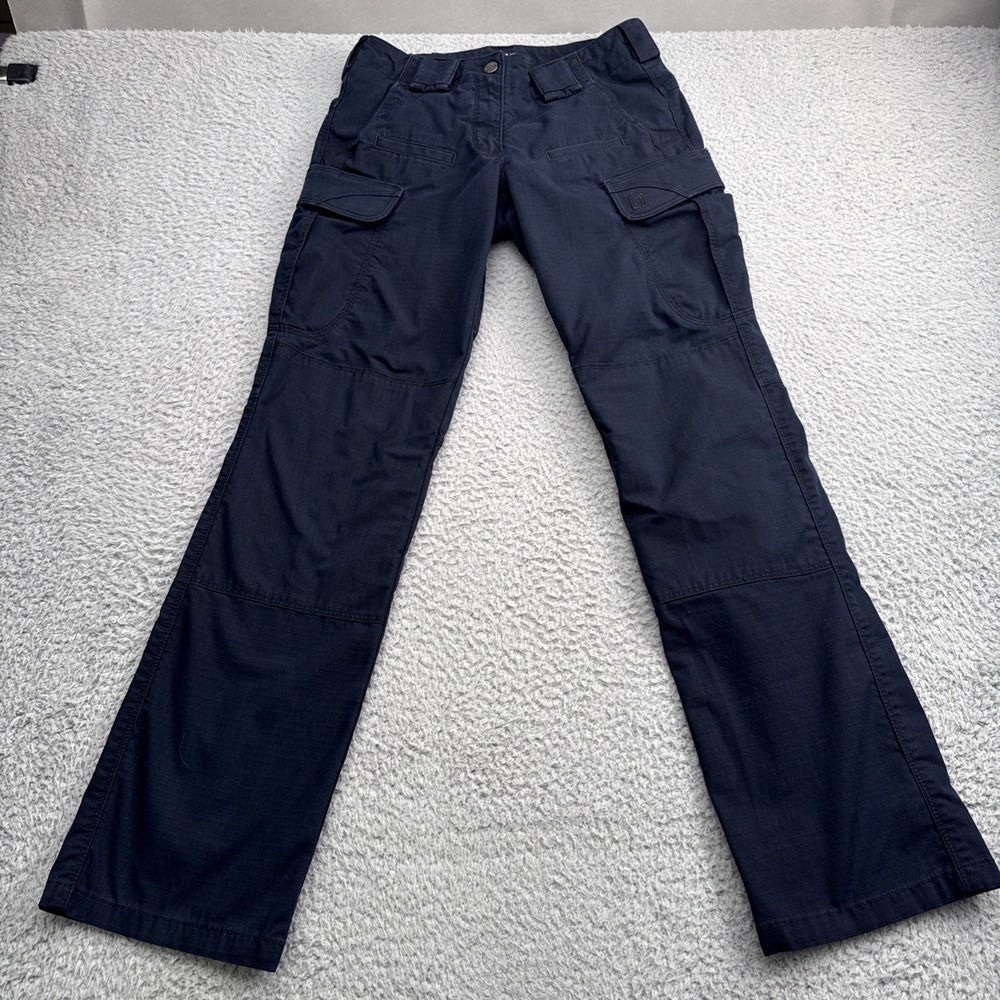 5.11 Tactical Stryke Pants Womens 2 Regular Navy Cargo Ripstop Workwear EMT